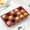 15-чашечная силиконовая форма Canele для кексов, кексов, кексов, форма Canneles с антипригарным покрытием, форма для пудинга для кухонных принадлежностей