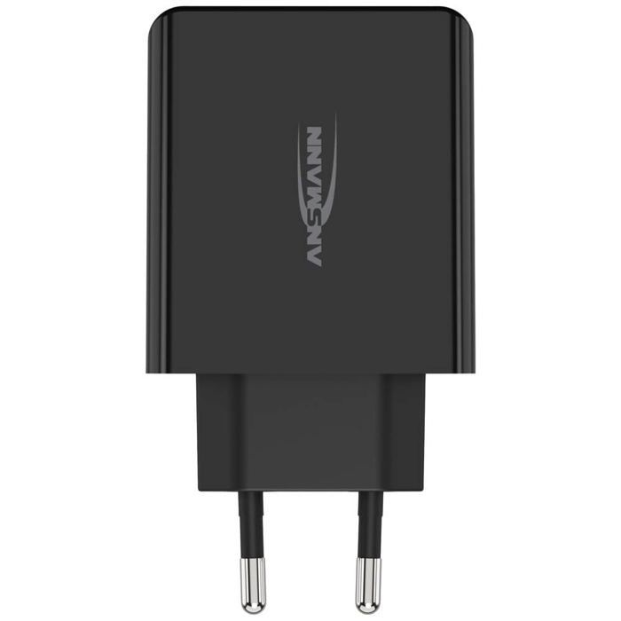 Ansmann Home Charger 247PD Chargeur USB 45 W 1x USB-A, 1x USB-C® Power Delivery Noir Intérieure
