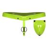 Мужские 2-в-1 Jockstrap Стринги с O-образным кольцом Съемная крышка промежности Т-образная спинка Трусы