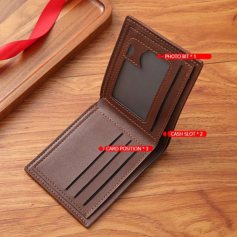 Мужской короткий бифолд из искусственной кожи Masculina держатель для кредитных ID-карт кошелек бифолд кошелек клатч однотонный Hombre деловой