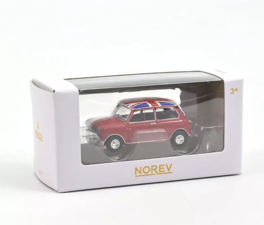 NOREV 1/64 Scale Mini Cooper S 1964 (Red) Diecast Model Car [Imported]