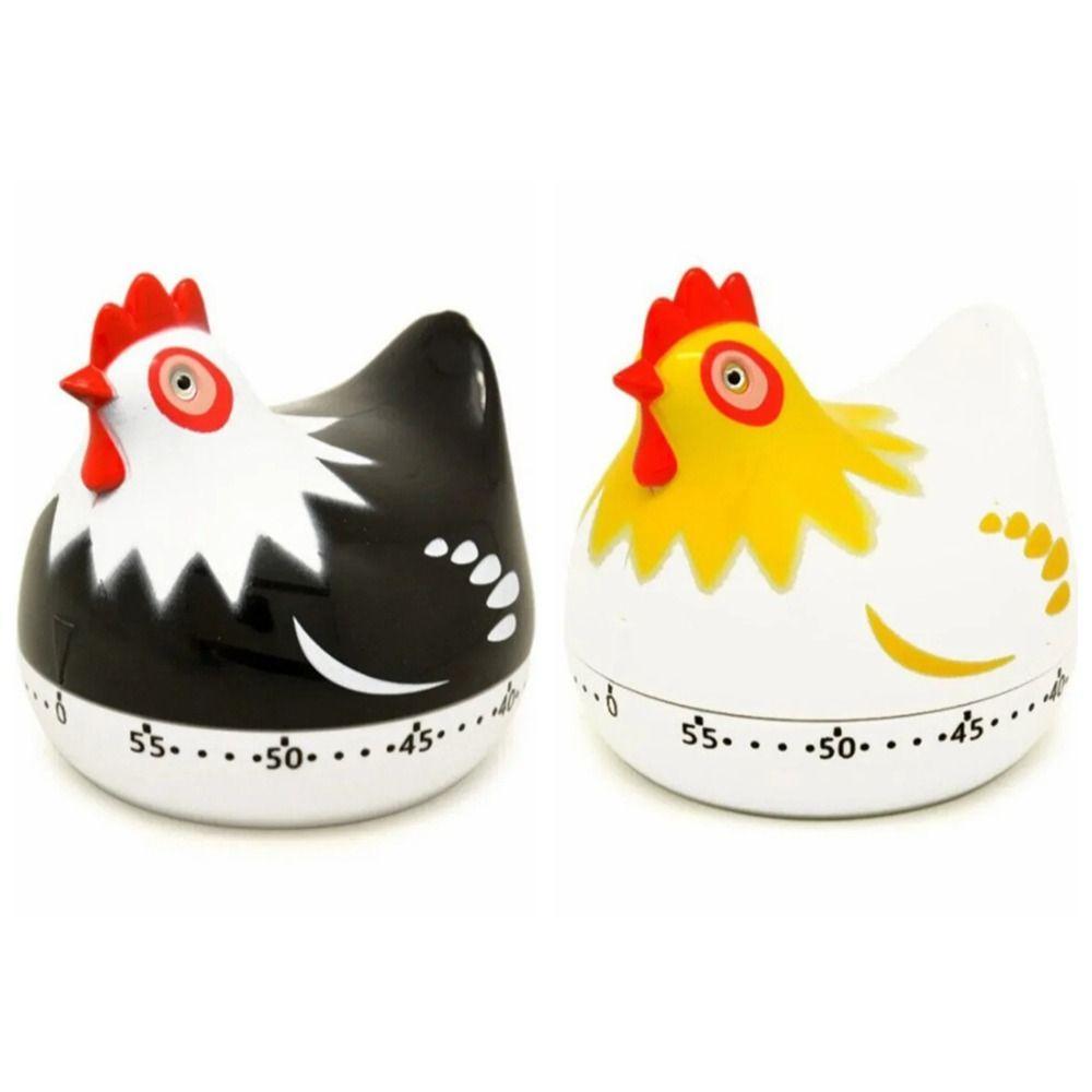Mechanical Cooking Reminder Hen Shaped Design Egg Timer Clock Creative Time Alarm Device Daily