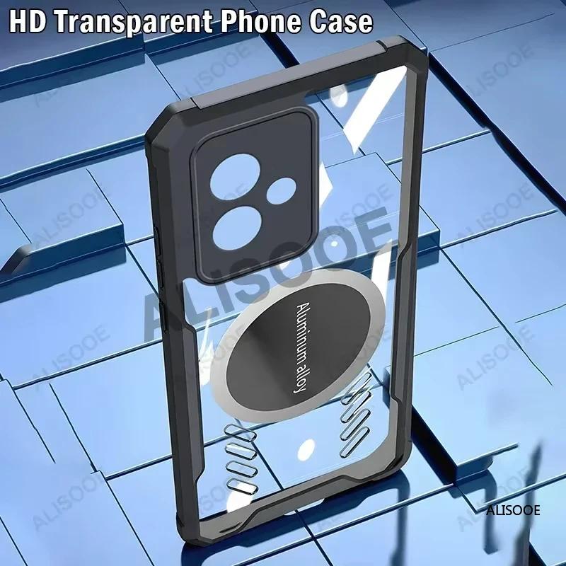 Прозрачный чехол Capa для Realme GT 7 Pro / GT7 7T, прозрачная защитная крышка для телефона с защитой от перегрева для Realme GT7 Pro Funda
