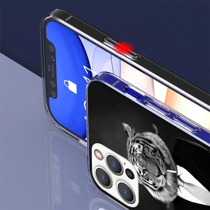 Man Suit Shirt Tie Phnoe Case for Iphone 17 Air 16 16E 11 12 13 Mini 14 Plus 15 Pro Max 7 8 + SE 2020 Phone Cover Coque 17 Air 1