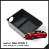 Для Tesla Model 3 Highland 2025 Центральный консольный ящик для хранения вещей Нижний ярус Лоток для уборки Автомобильные аксессуары