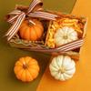 4Pcs/Set 3D Realistic Pumpkin Mold Halloween Theme Candle Making Mold  For Epoxy Resin Art
