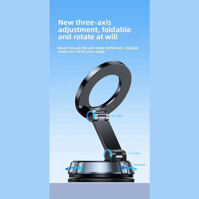 Магнитный автомобильный держатель для телефона, регулируемый на 360°, автомобильный держатель для сотовых телефонов для всех смартфонов