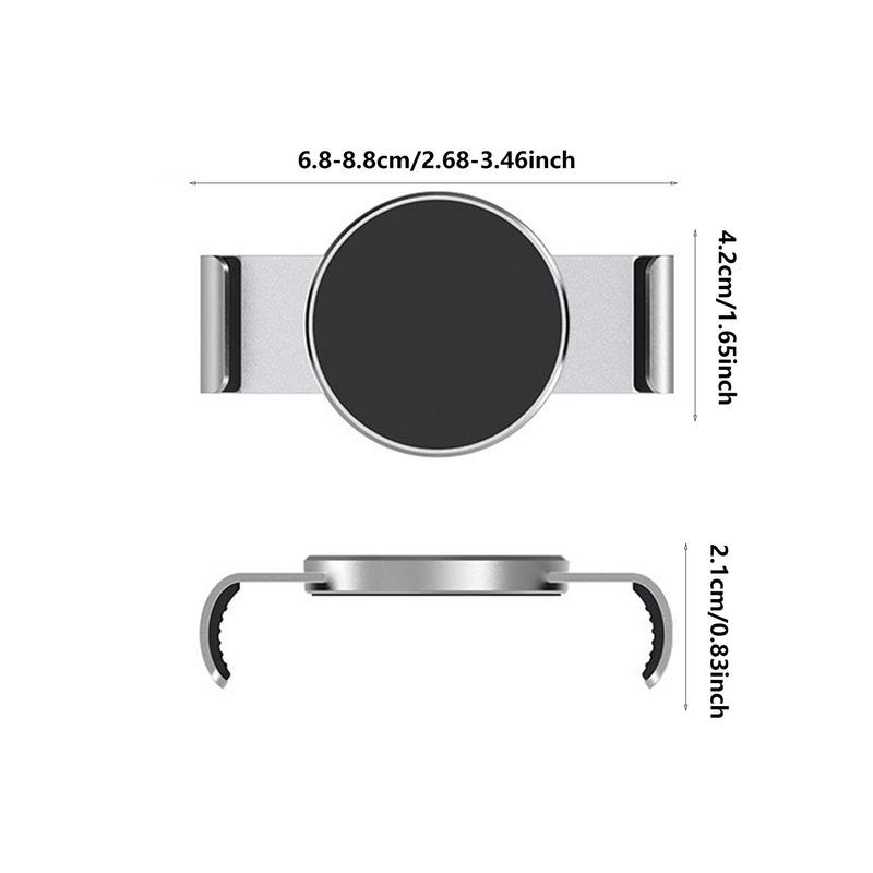 Зажим для телефона, магнитное крепление для автомобиля, металлический зажим для телефона, прочное магнитное крепление, магнитный держатель для сотового телефона, магнитная пластина