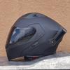 New Motorcycle Helmet Men's Face Helmet Women's Locomotive Full Helmet Summer Double Lens Universal In All Seasons