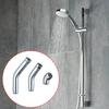 Shower Elbow Adapter for Handheld Shower Head 45 Degree Connectors Stainless Steel Construction Polished Chromes Finish