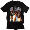 Hip Hop Rapper Lil Baby Graphic Print Unisex Clothing Tee Shirt Homme New short sleeve Round Neck Printing Pullover TShirt 50384