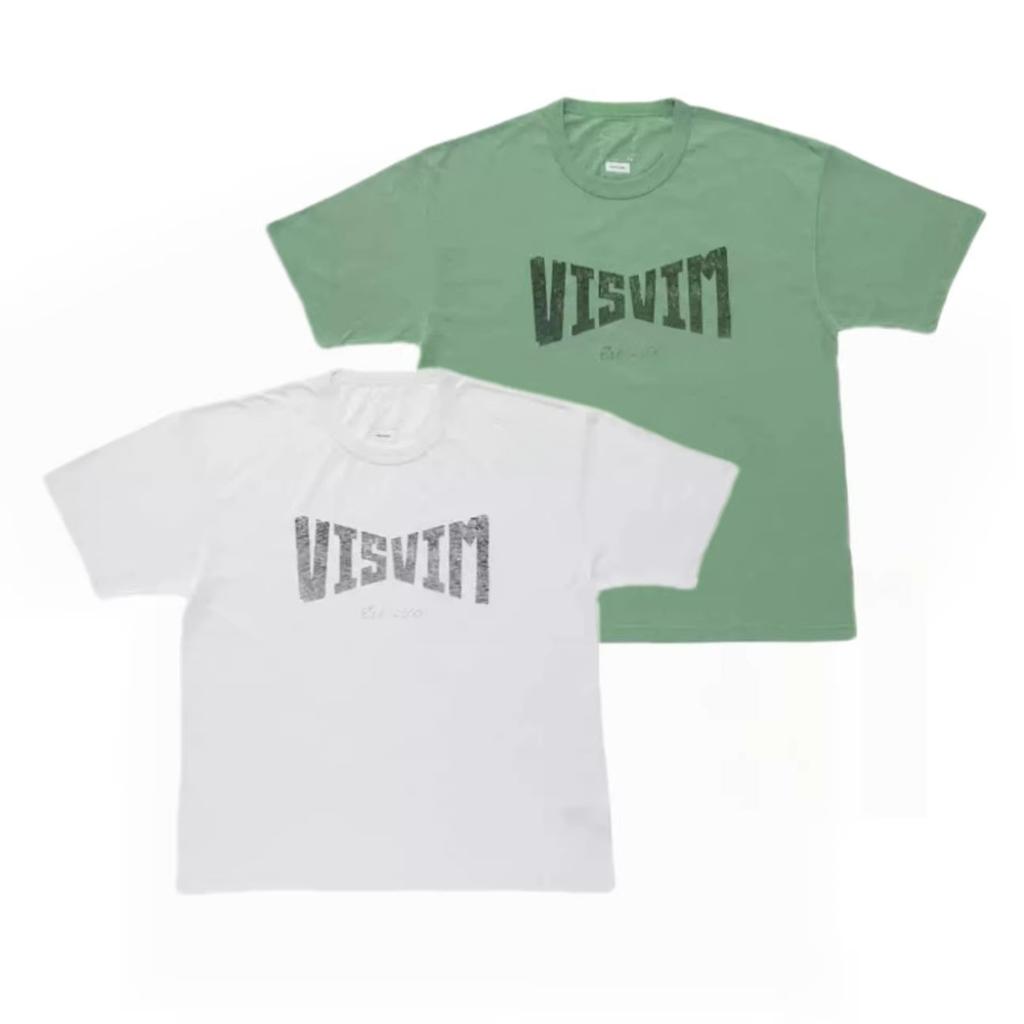 VISVIM HERITAGE TEE SS 24SS Винтажная стирка Принт Повседневная футболка с коротким рукавом Унисекс