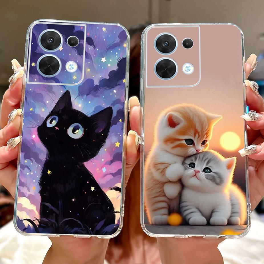 Чехол для Oppo Reno8 Pro 5G CPH2357 Крутой Дизайн Модный Расписной Чехол Мягкий Силиконовый Чехол для Телефона Для Oppo Reno 8 Pro Reno8 5G