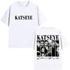 Vintage Korean Style Katseye Graphic T Shirts Kpop Fashion Unisex Women Popular Tshirt 100 Cotton Oversized T Shirts Streetwear