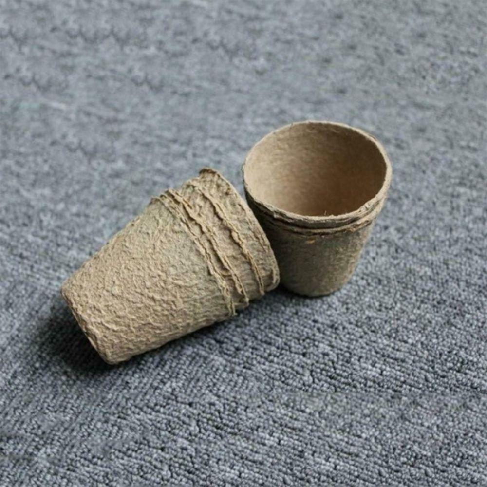 Round Growing Planter Sowing Garden Supplies Grow Bag Seedlings Container Flower Pot Nursery Pots