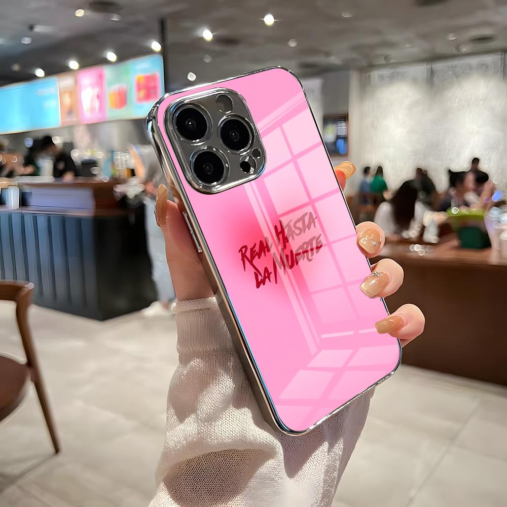 Чехол для телефона рэпера A-Anuel AA Для IPhone 17 Pro Max 15 Pro 16 14 Plus 12 13 Mini 11 Pro Ударопрочный Гальванизированный Стеклянный Чехол