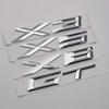 3D ABS Chrome Logo X3 X5 X6 GT Emblem Car Badge Trunk Decal For X5 E70 E53 F15 G05 X3 X5 X6 GT Stikcer Accessories