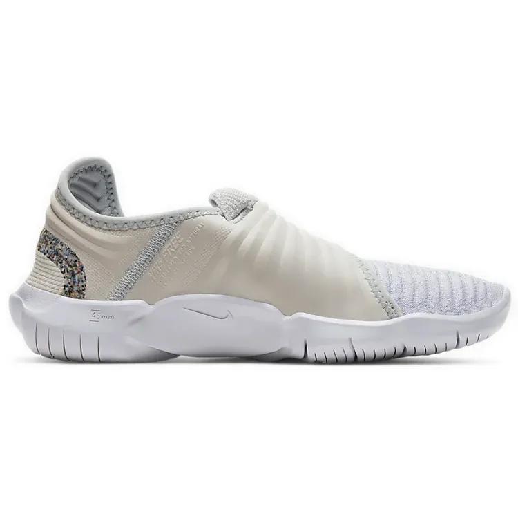 Nike Womens Free RN Flyknit 3.0 'Platinum Lava Glow' (women's sizes) Pure Platinum / Lava Glow / Summit White Running Shoes BV7782 001