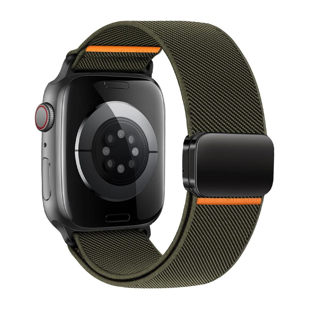 Магнитный ремешок для Apple Watch Bands 49мм 45мм 46мм 44мм 42 41 40мм Спортивный нейлоновый браслет IWatch Ultra2-10 9 8 7 6 5 4 SE