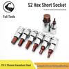 Набор бит-головок 1/2 дюйма для гайковерта S2,socket, инструмент для электроотвертки