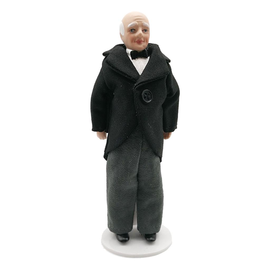 1:12 Кукольный домик, миниатюрные фарфоровые куклы, модель, маленькая красивая викторианская служанка, леди, медсестра, помощница для девочек и мальчиков