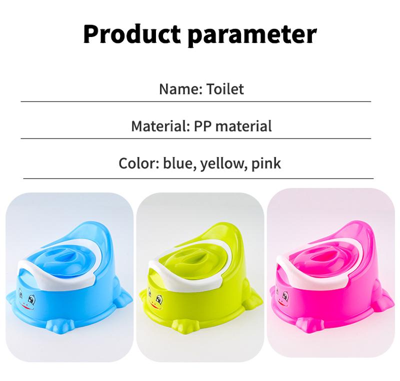 Детский переносной горшок, милый, большого размера, детский стульчик для обучения туалету со съемным чехлом для хранения, легко моется, детский туалет