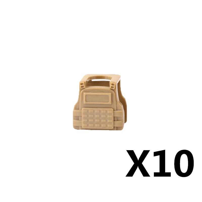 MOC Военная Фигурка Аксессуары Строительные Блоки Альфа Шлем SWAT Жилет Рюкзак Наколенники Оборудование Ночного Видения Кубики Игрушка K017