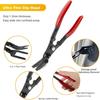 Car Clip Removal Tool Set Fastener Remover Pliers with Storage Bag Panel Trim Rivet Removal Tool Auto Retainer Clip Remover