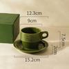 Модные современные керамические кофейные чашки для завтрака дома, молочные кружки для повседневного офисного послеобеденного чая, изысканная кофейная чашка