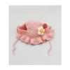 1pc Handmade Crochet Pet Hat With Small Flower Pattern, Suitable For Small And Medium Dogs Or Cats