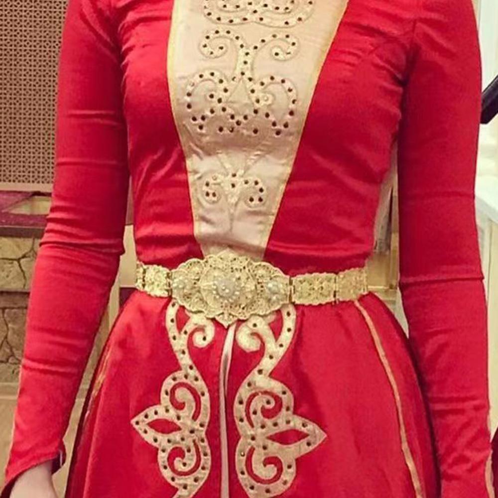 Женский металлический пояс золотого цвета с кристаллами, регулируемая длина, свадебные украшения