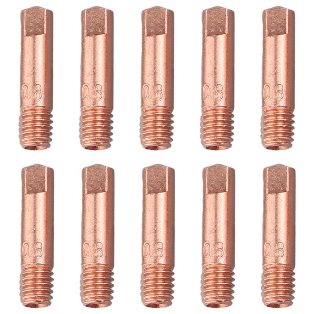 10 шт. MB-15AK MIG/MAG M6 Держатель наконечника сварочной горелки Газовое сопло 0,8/1,0/1,2 мм~