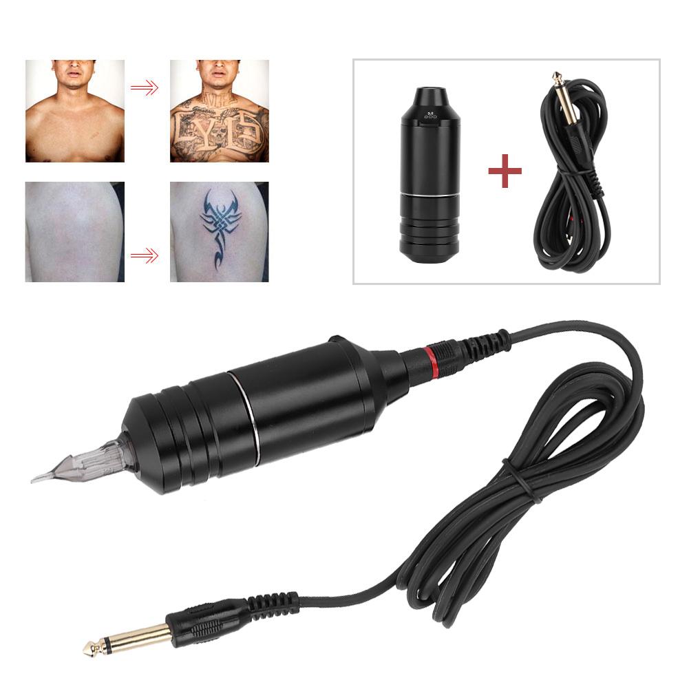 Профессиональная тату-ручка с роторным мотором, лайнером, шейдером, красителем, тату-пистолетом, машинка черного и серебристого цвета