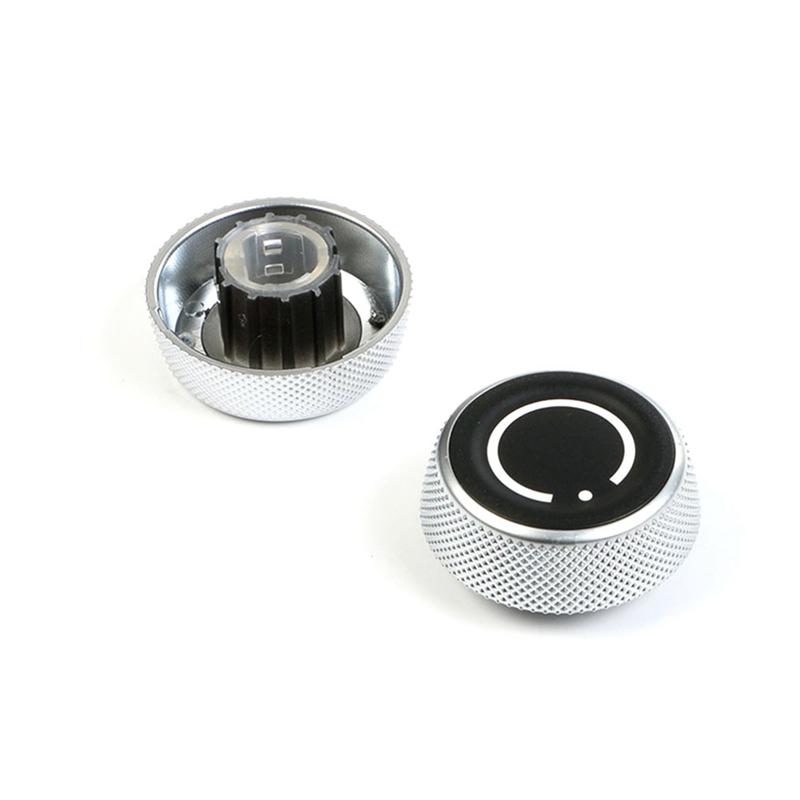 Air Conditioning Knob Console Audio Volume Radio Knob Cover Control Switch Button For Porsche Macan Panamera Cayenne Parts