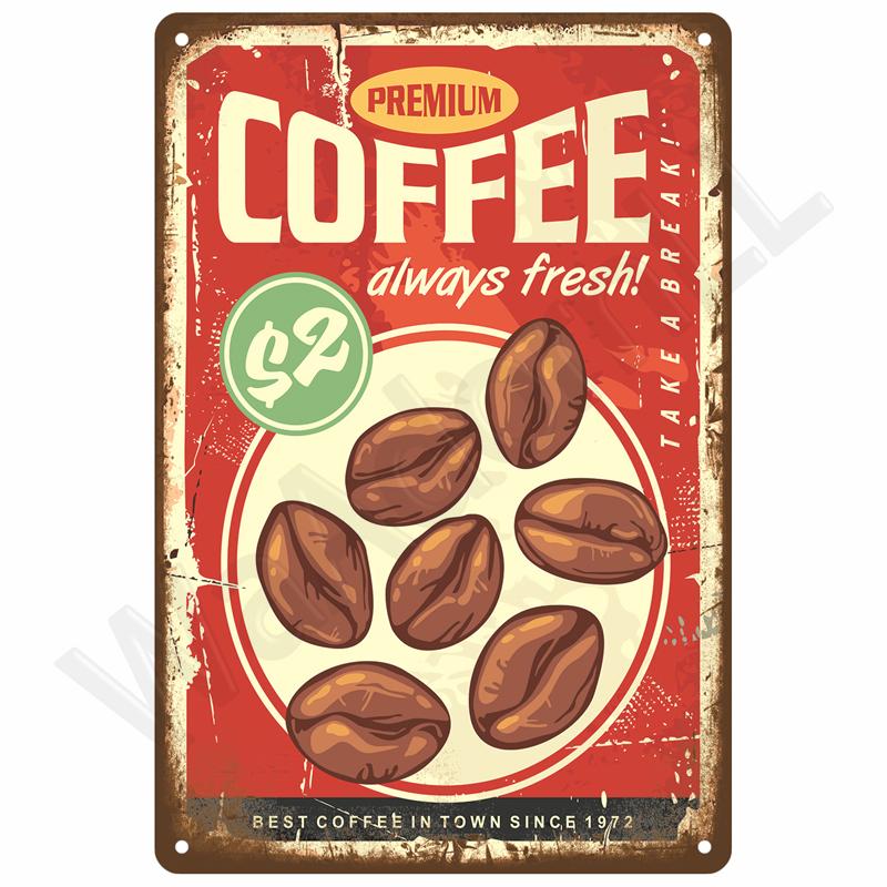 Vintage Room Decoration Home Decor Items Tin Signs Aesthetic Men Bedroom Metal Signs Retro Metal Plate Posters Wall Art Mural