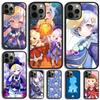 Чехол для телефона Genshin Impact Qiqi для iPhone 17 Air 16 15 14 13 12 Pro Max Plus Max Чехол-оболочка coque