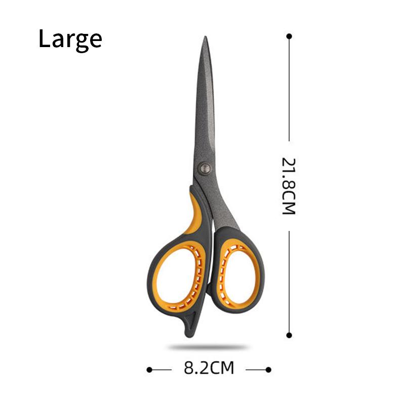 Нержавеющая сталь, большие мягкие на ощупь многофункциональные ножницы для домашнего офиса, ручные канцелярские принадлежности, винтажные ножницы