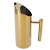 Spill Proof Spout Metal Beverage Pitcher 1 Liter Capacity 1L Metal Pitcher  For Bar