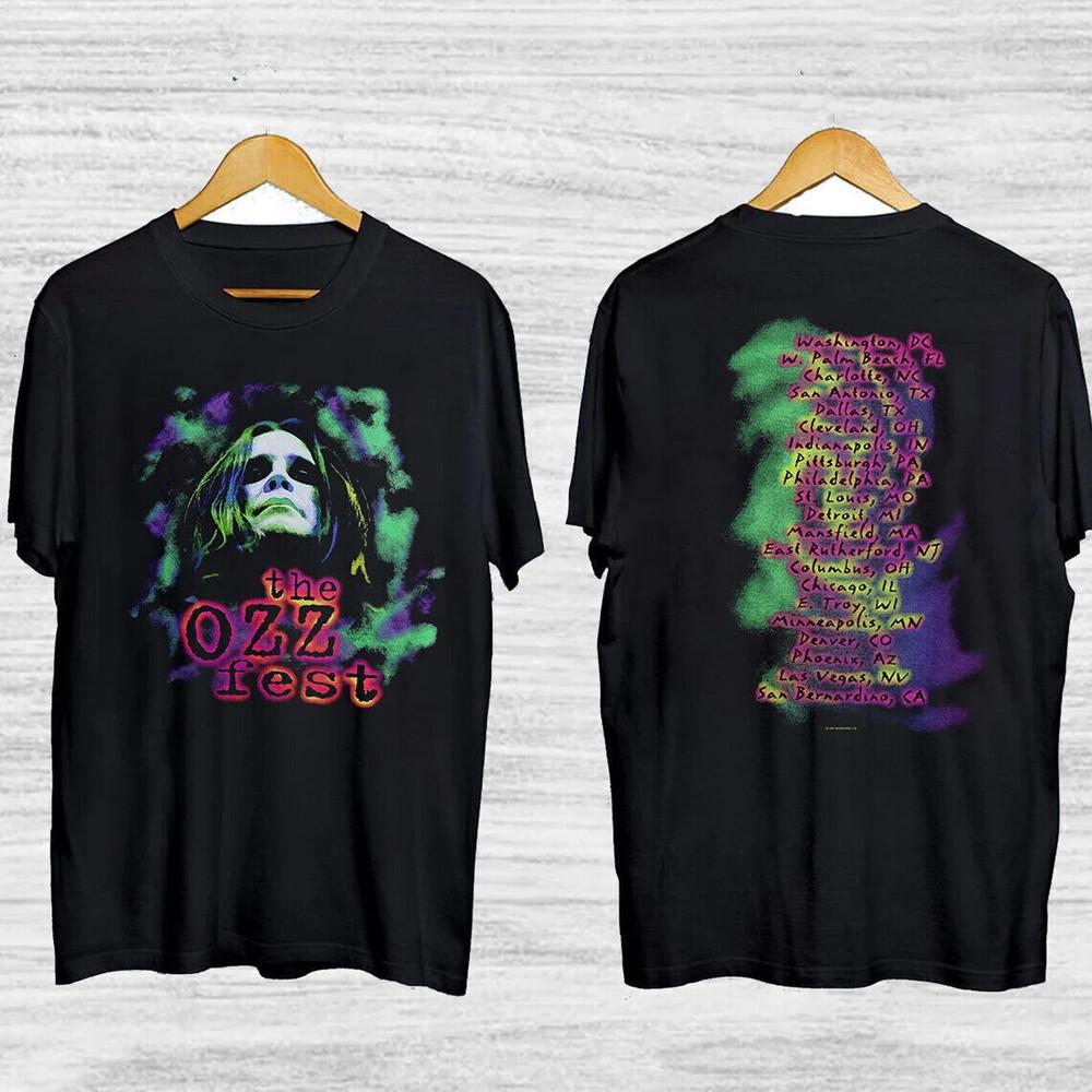 Ozzy Osbourne Music Tour 1997 TShirt Unisex Gift For All Fans S5XL Unisex T-Shirt