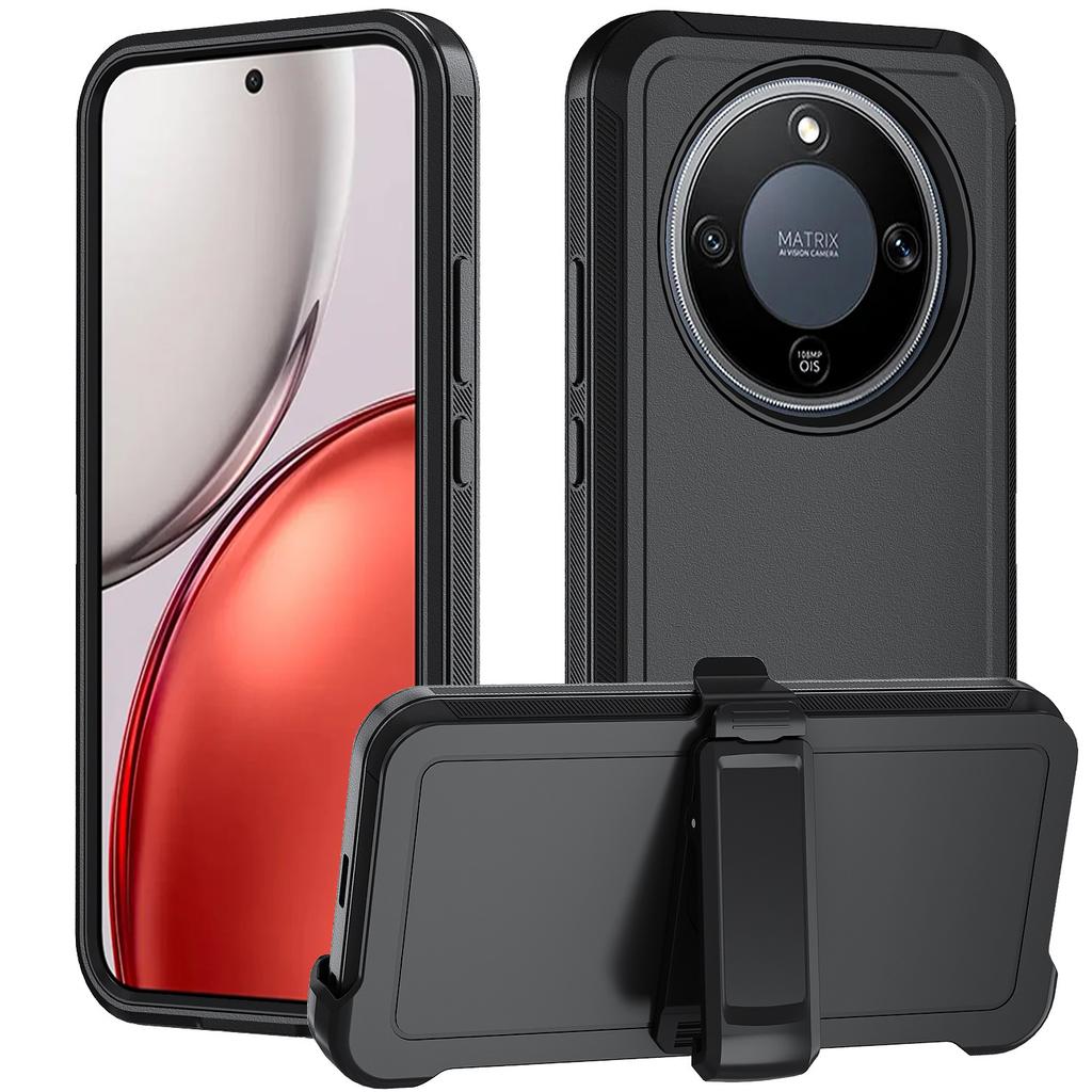 3-слойный защитный чехол для Honor X9 X8 X7 X6 A B C D 5G Magic8 Lite, сверхпрочный, Ott Armor, гибридный, Defender, ударопрочный чехол