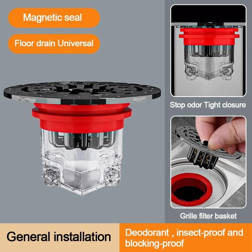 Предотвращение обратного потока в душевой сливной системе Dectable Anti-Drain Filter Plug Universal Fast Draining Floor Drain