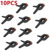 10 Pack PVC Spring Clamps Heavy Duty Grip Clips for Woodworking Photography Crafts Backdrop Stands & Home Improvement 2 Inches