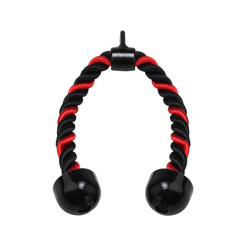 Triceps & Biceps Pulldown Rope - Single/Double Head for Lat Pulldown & Cable Machine Workouts