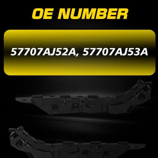 Передний кронштейн бампера со стороны водителя и пассажира для Subaru Legacy Outback 2010-2014 A