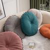 Декоративная подушка с кисточкой, хорошая устойчивость, высокая эластичность, облегчение боли, круглая подушка, шар, круглая подушка, диванная подушка, напольная подушка, украшение для дома