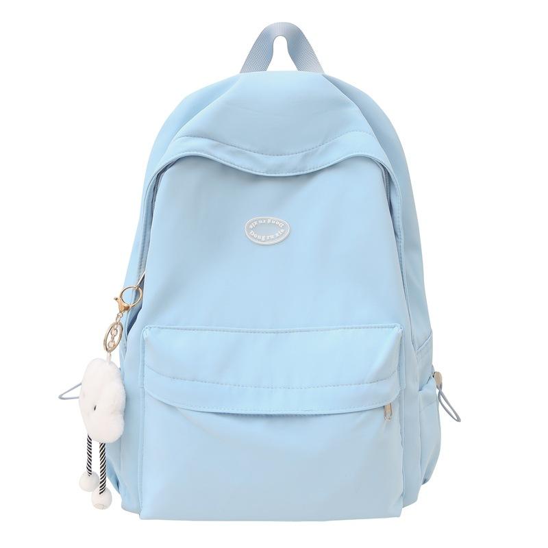 Школьная сумка Schoolbagins Однотонная Повседневная Универсальная Рюкзак большого объема для ученика средней школы 1011 Новая корейская версия Рюкзак в студенческом стиле