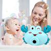 (H0826)Bubble Machine Toy Crab E Xtinguisher Electric Kids Fun Outdoor Summer Toy 60ml