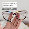 Men Women Vintage Cat Eye Myopia Glasses Blue Light Blocking Near Sight Eyeglasses Ultra Light Short Sight Eyewear 0 To -4.0