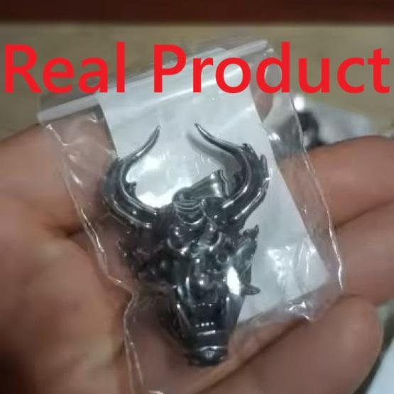 Vintage Japanese Monster Devil Demon Mask Pendant Necklace Chain Unisex Men Women Fashion Gothic Amulet Talisman Jewelry Party Gift