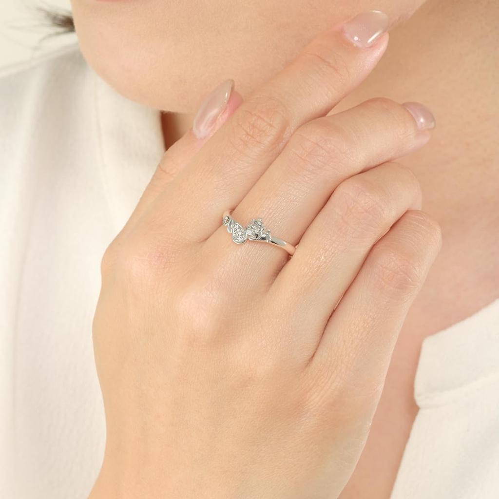 Персонажи Sanrio CoroCoro Kuririn Аксессуар COROCOROKURIRIN Кольцо Серебро Популярный Подарок [U-Treasure] Женский (нет. 13)